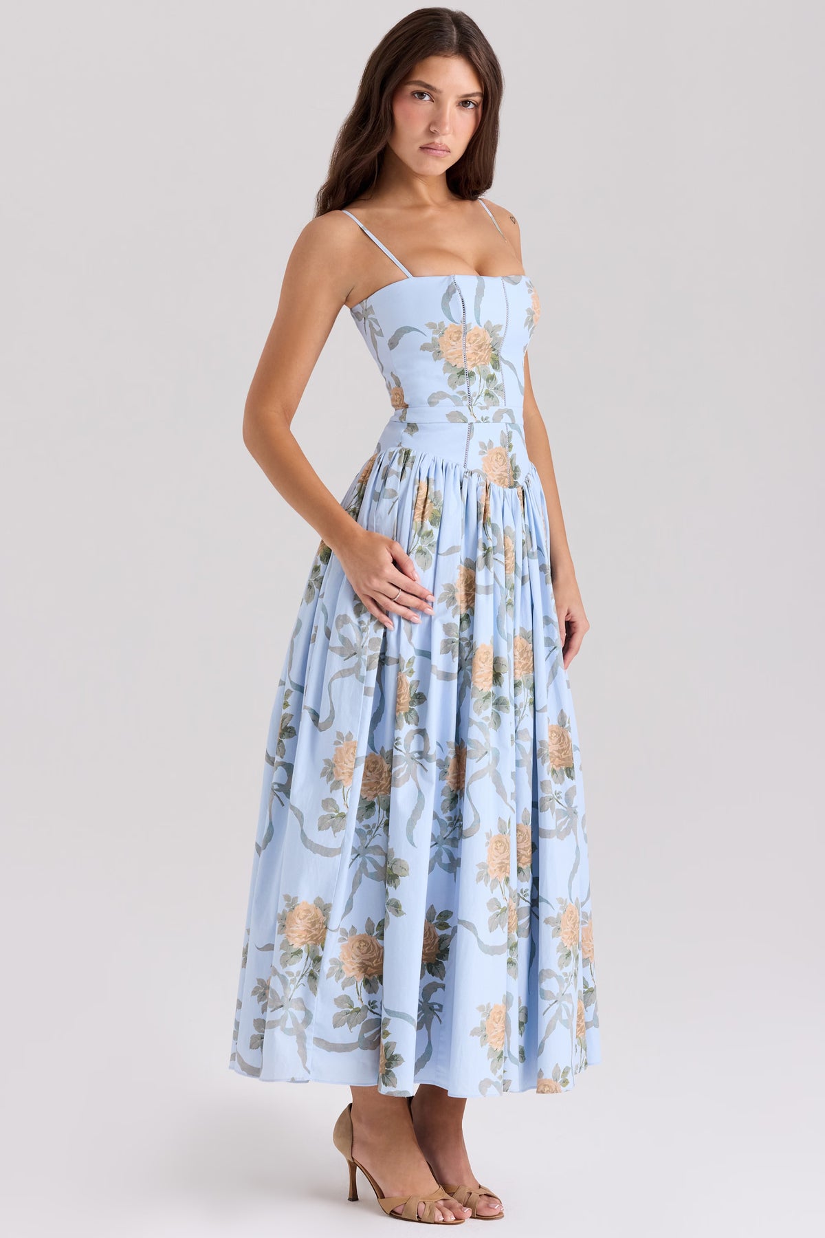Elvaris Rose Midi Dress