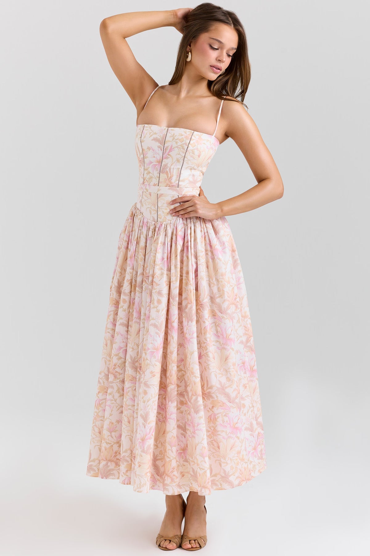 Elvaris Rose Midi Dress