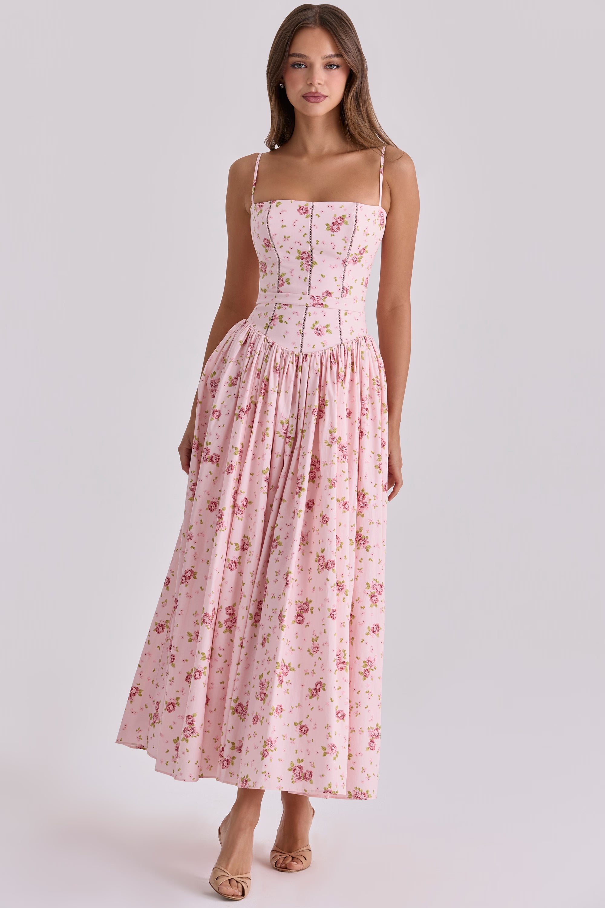 Elvaris Rose Midi Dress
